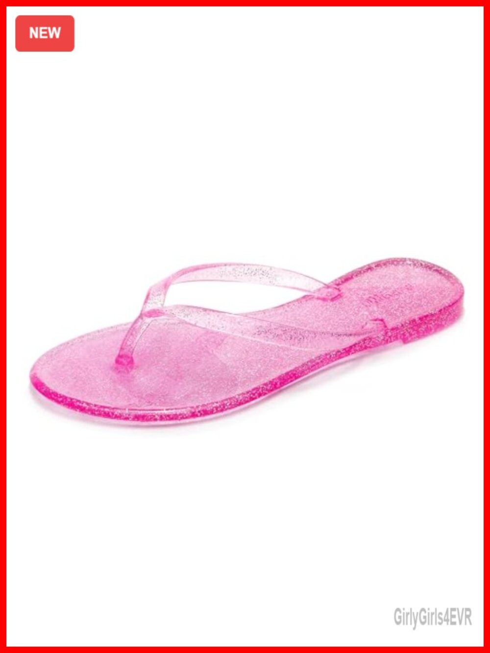 Women Jelly Flip Flop Sandals Thong Flat Slip On Waterproof Quick Dry Summer